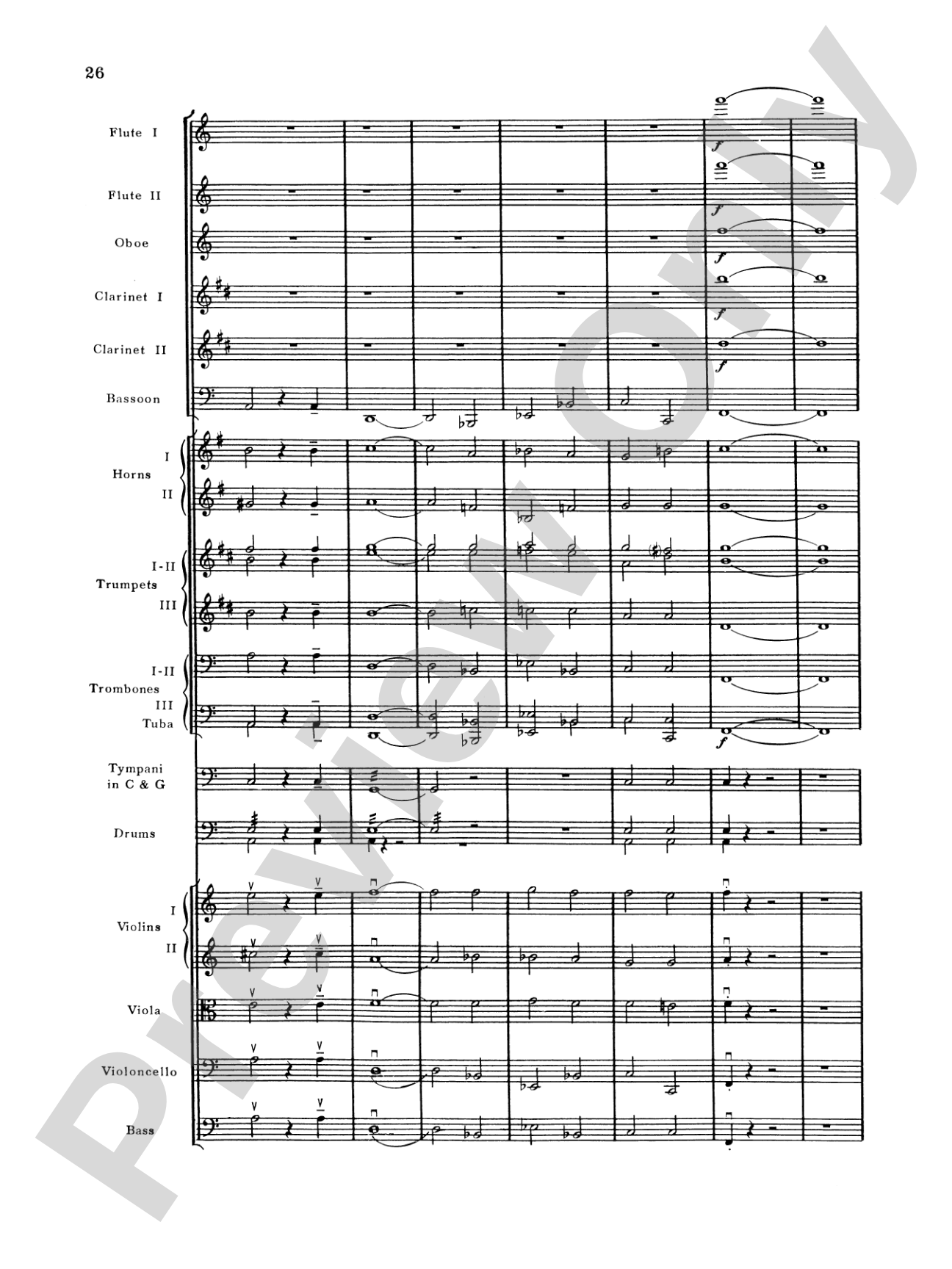 Brahms's 1st Symphony, 4th Movement: Full Orchestra Conductor Score & Parts