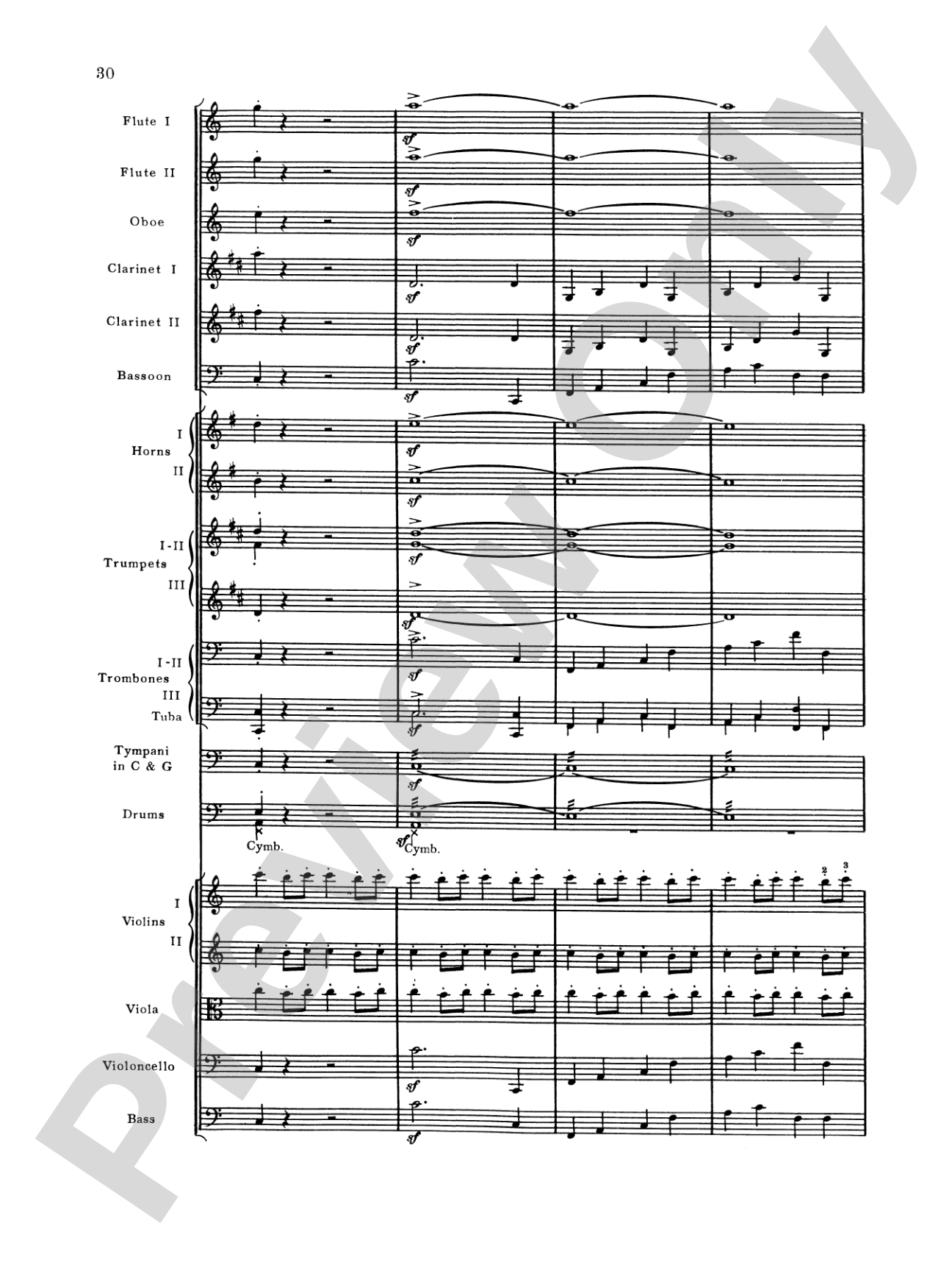 Brahms's 1st Symphony, 4th Movement: Full Orchestra Conductor Score & Parts
