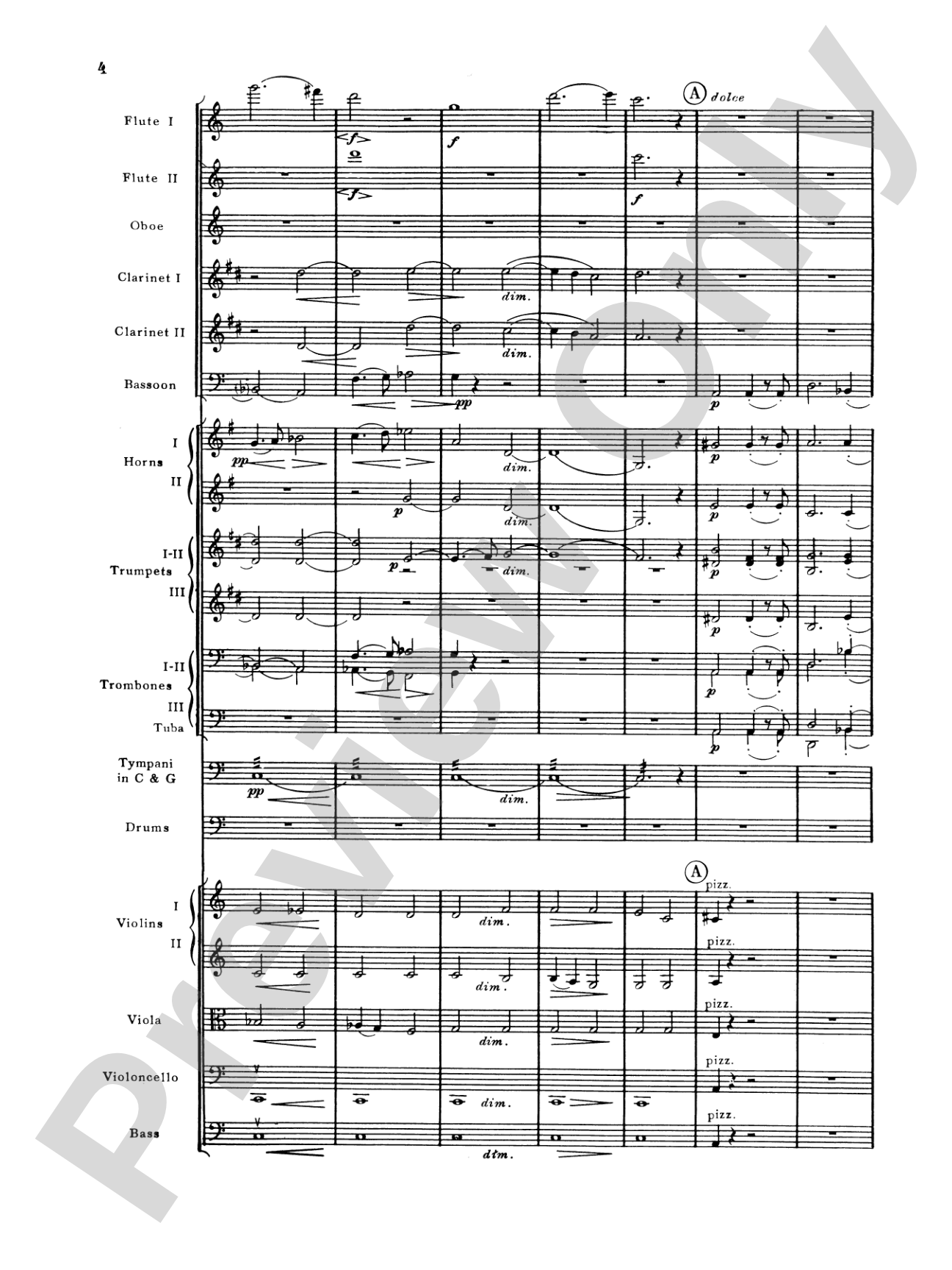 Brahms's 1st Symphony, 4th Movement: Full Orchestra Conductor Score & Parts