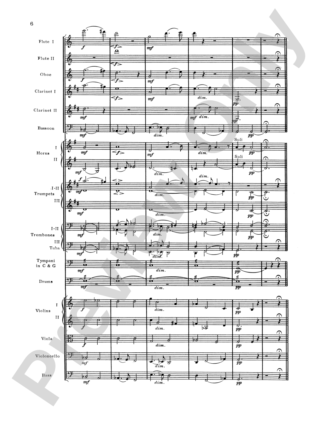 Brahms's 1st Symphony, 4th Movement: Full Orchestra Conductor Score & Parts