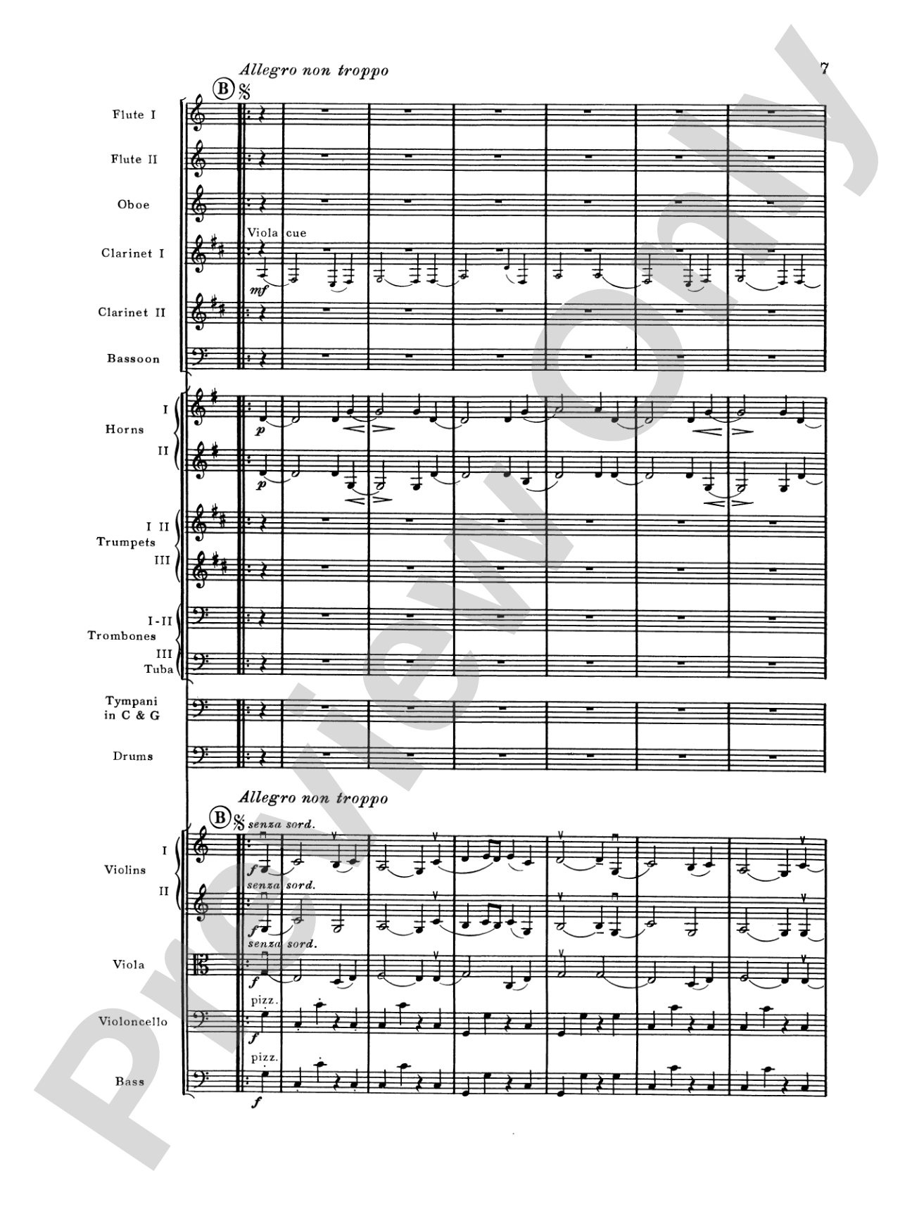 Brahms's 1st Symphony, 4th Movement: Full Orchestra Conductor Score & Parts