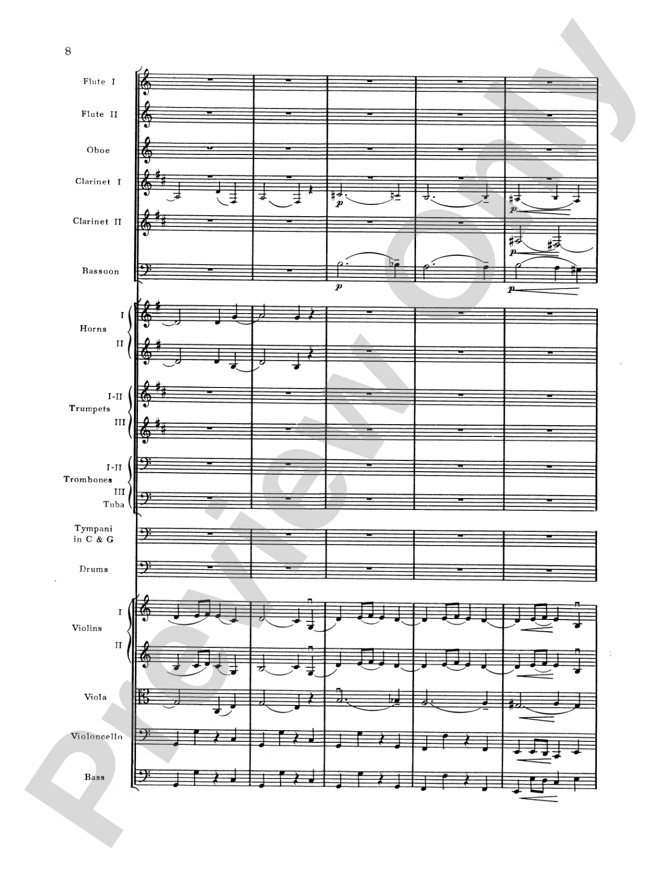 Brahms's 1st Symphony, 4th Movement: Full Orchestra Conductor Score & Parts