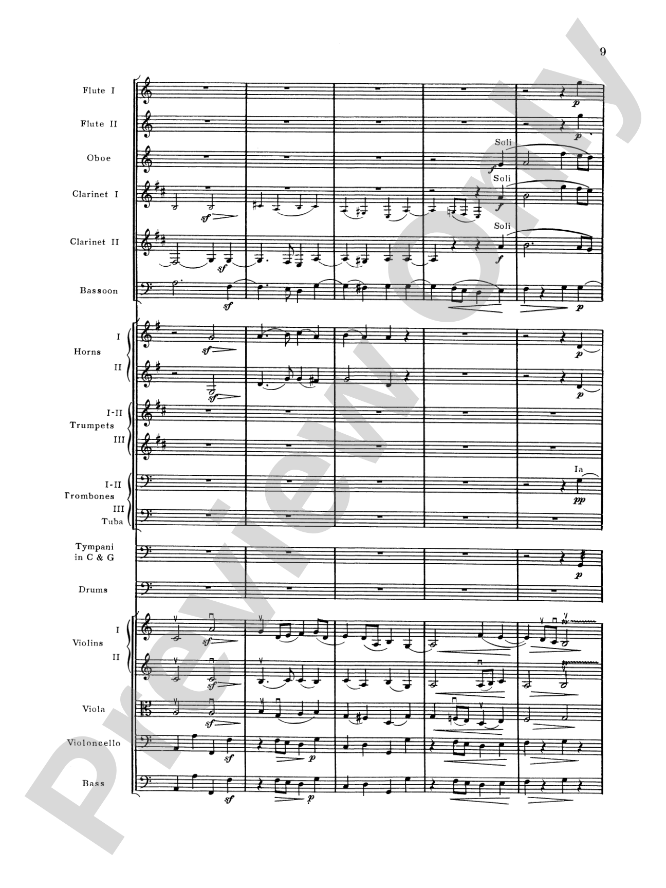 Brahms's 1st Symphony, 4th Movement: Full Orchestra Conductor Score & Parts