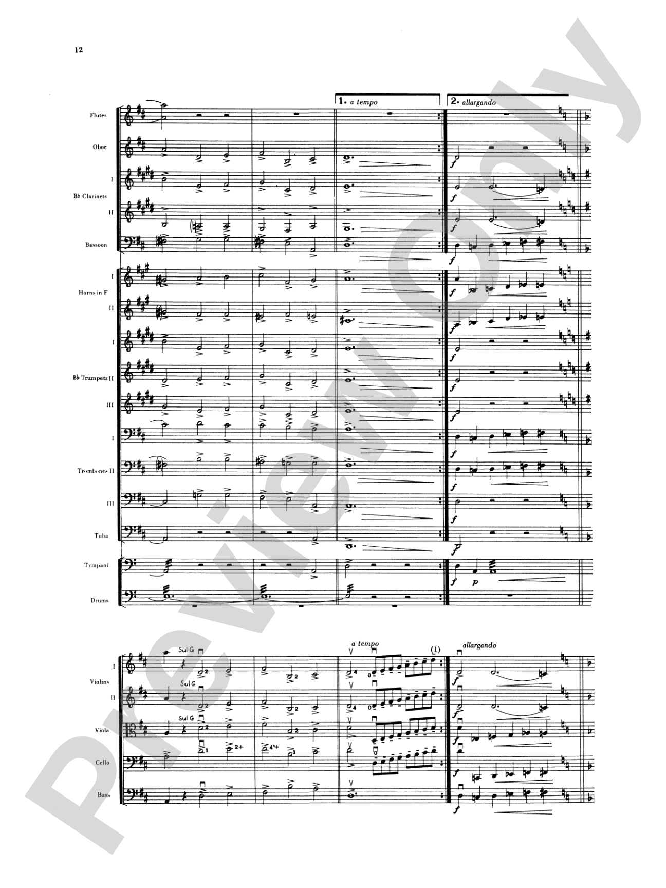 Sibelius's 2nd Symphony, 4th Movement: Full Orchestra Conductor Score & Parts