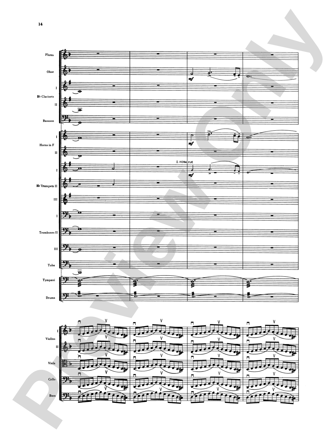Sibelius's 2nd Symphony, 4th Movement: Full Orchestra Conductor Score & Parts