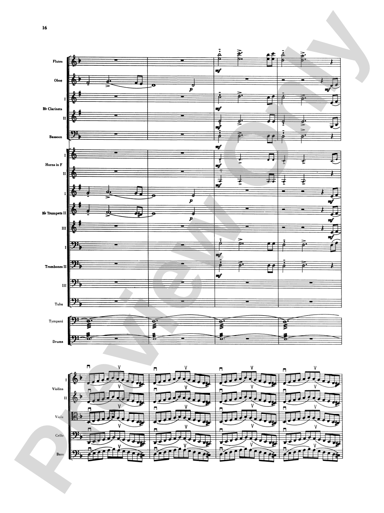 Sibelius's 2nd Symphony, 4th Movement: Full Orchestra Conductor Score & Parts