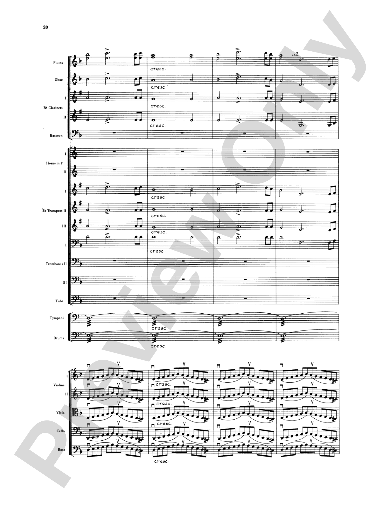 Sibelius's 2nd Symphony, 4th Movement: Full Orchestra Conductor Score & Parts