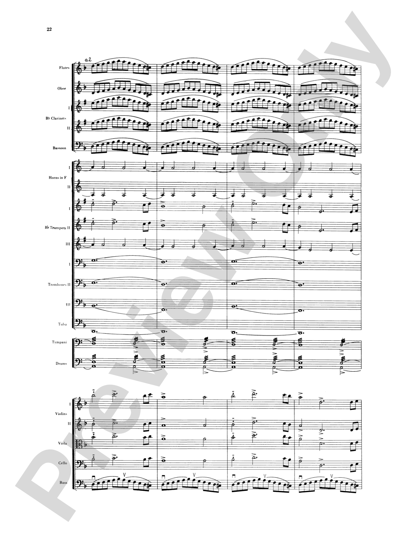 Sibelius's 2nd Symphony, 4th Movement: Full Orchestra Conductor Score & Parts