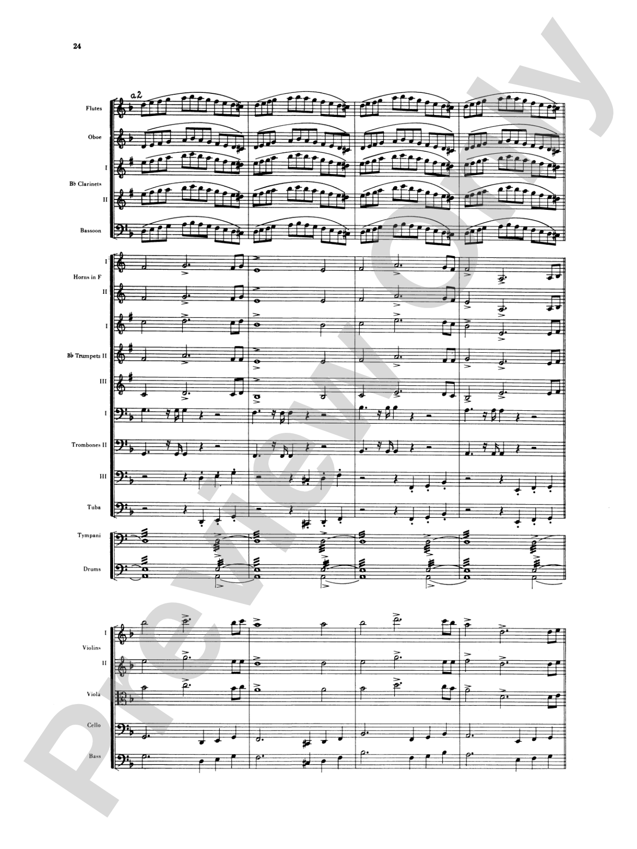 Sibelius's 2nd Symphony, 4th Movement: Full Orchestra Conductor Score & Parts