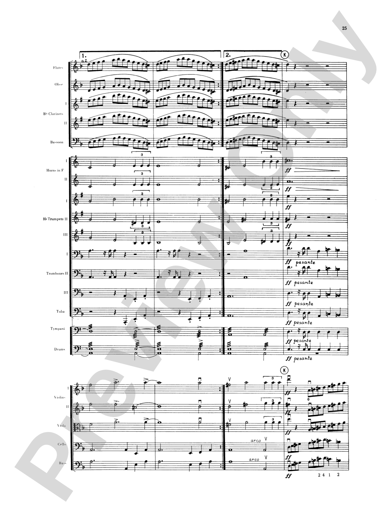 Sibelius's 2nd Symphony, 4th Movement: Full Orchestra Conductor Score & Parts