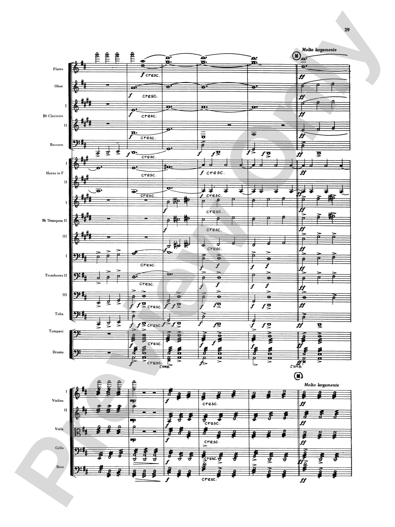 Sibelius's 2nd Symphony, 4th Movement: Full Orchestra Conductor Score & Parts