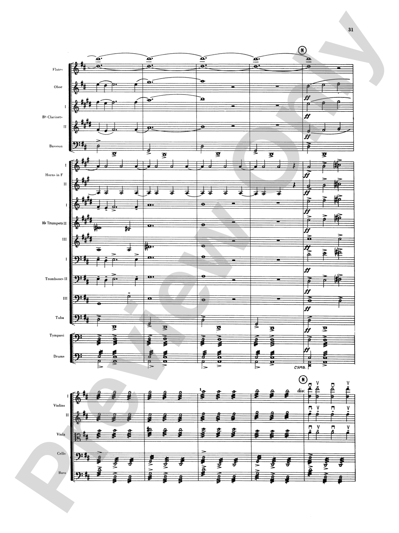 Sibelius's 2nd Symphony, 4th Movement: Full Orchestra Conductor Score & Parts