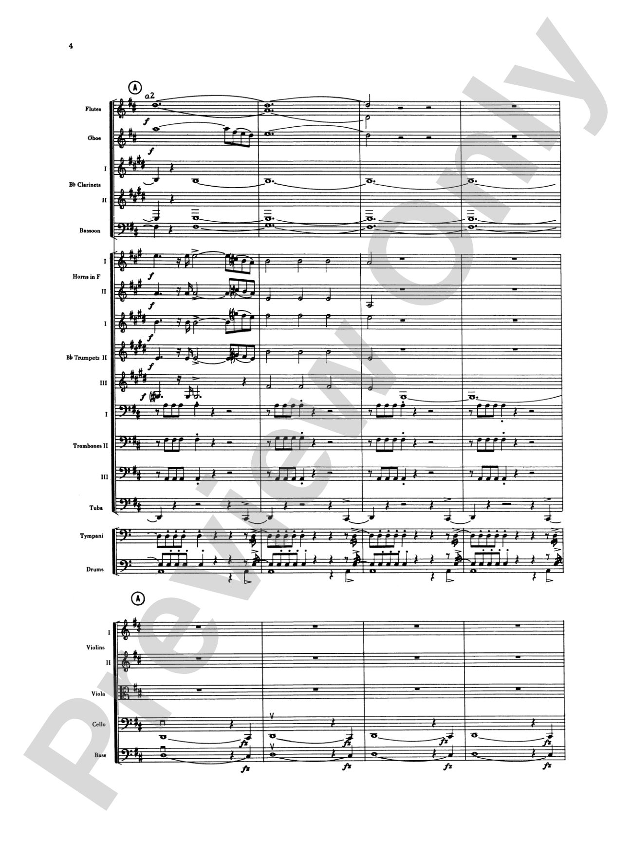 Sibelius's 2nd Symphony, 4th Movement: Full Orchestra Conductor Score & Parts