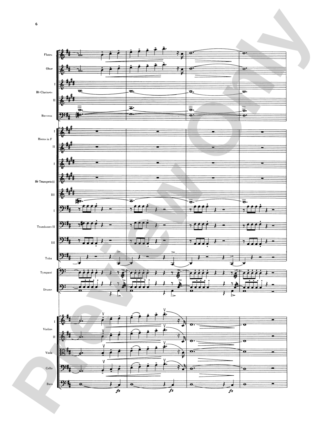 Sibelius's 2nd Symphony, 4th Movement: Full Orchestra Conductor Score & Parts