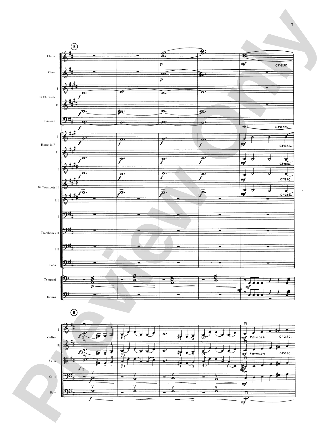 Sibelius's 2nd Symphony, 4th Movement: Full Orchestra Conductor Score & Parts