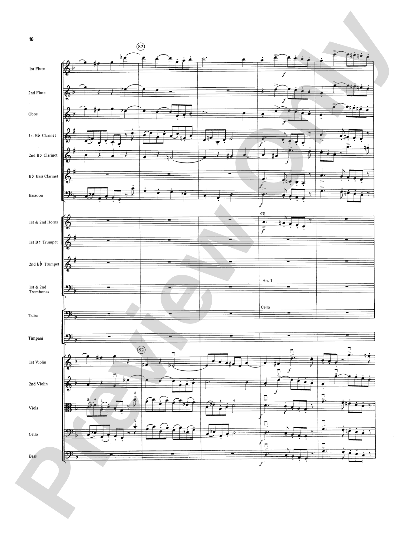 Overture in D minor (Concerto Grosso): Full Orchestra Conductor Score & Parts