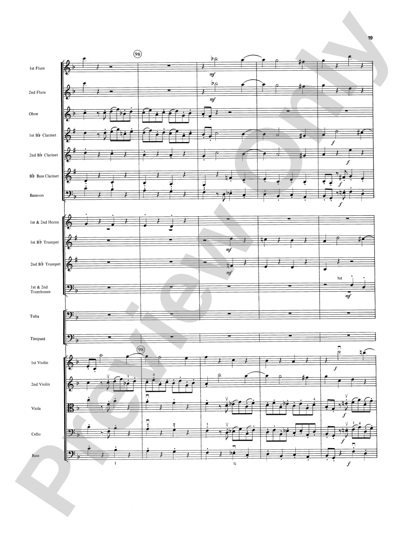 Overture in D minor (Concerto Grosso): Full Orchestra Conductor Score & Parts