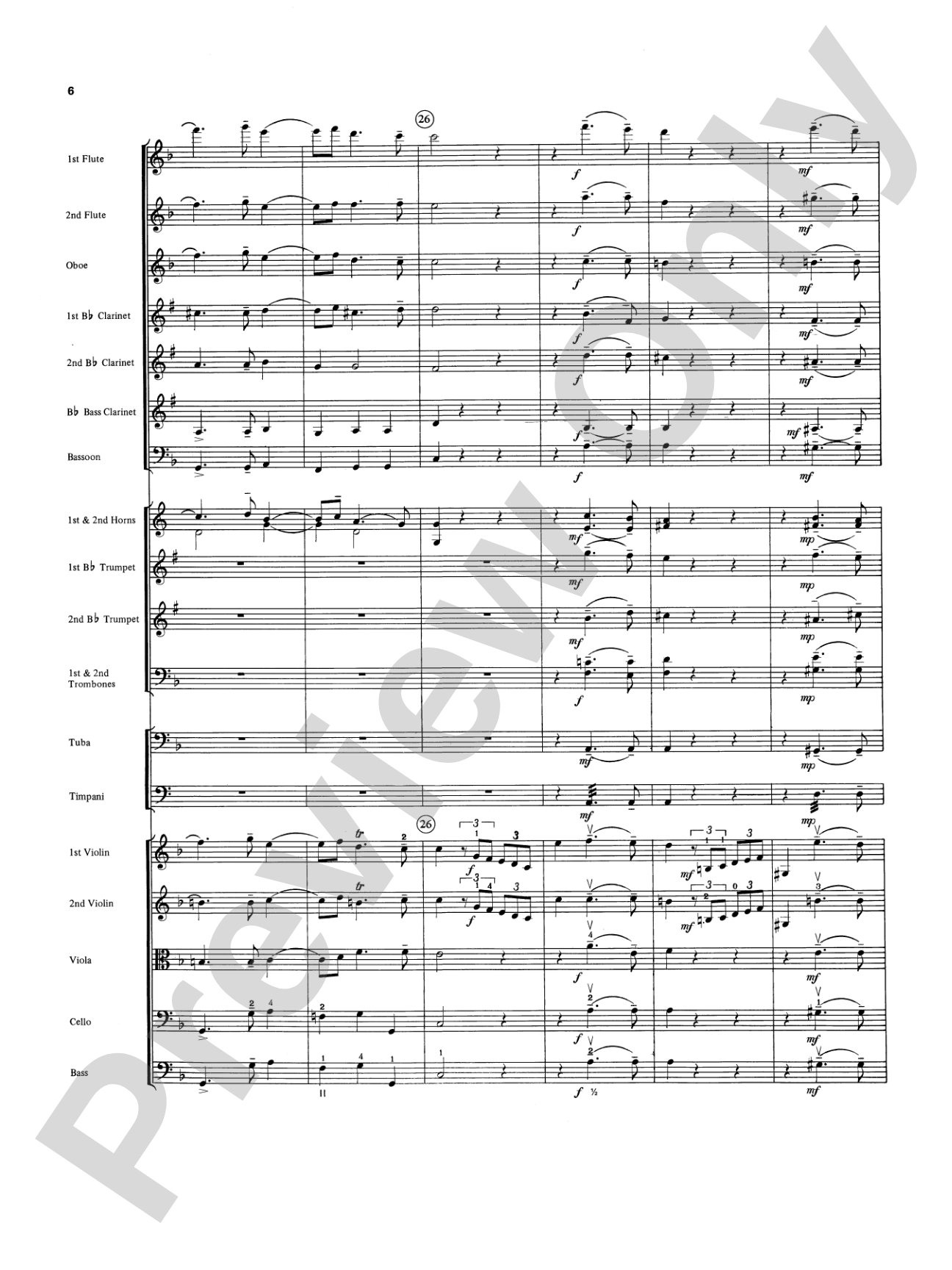 Overture in D minor (Concerto Grosso): Full Orchestra Conductor Score & Parts