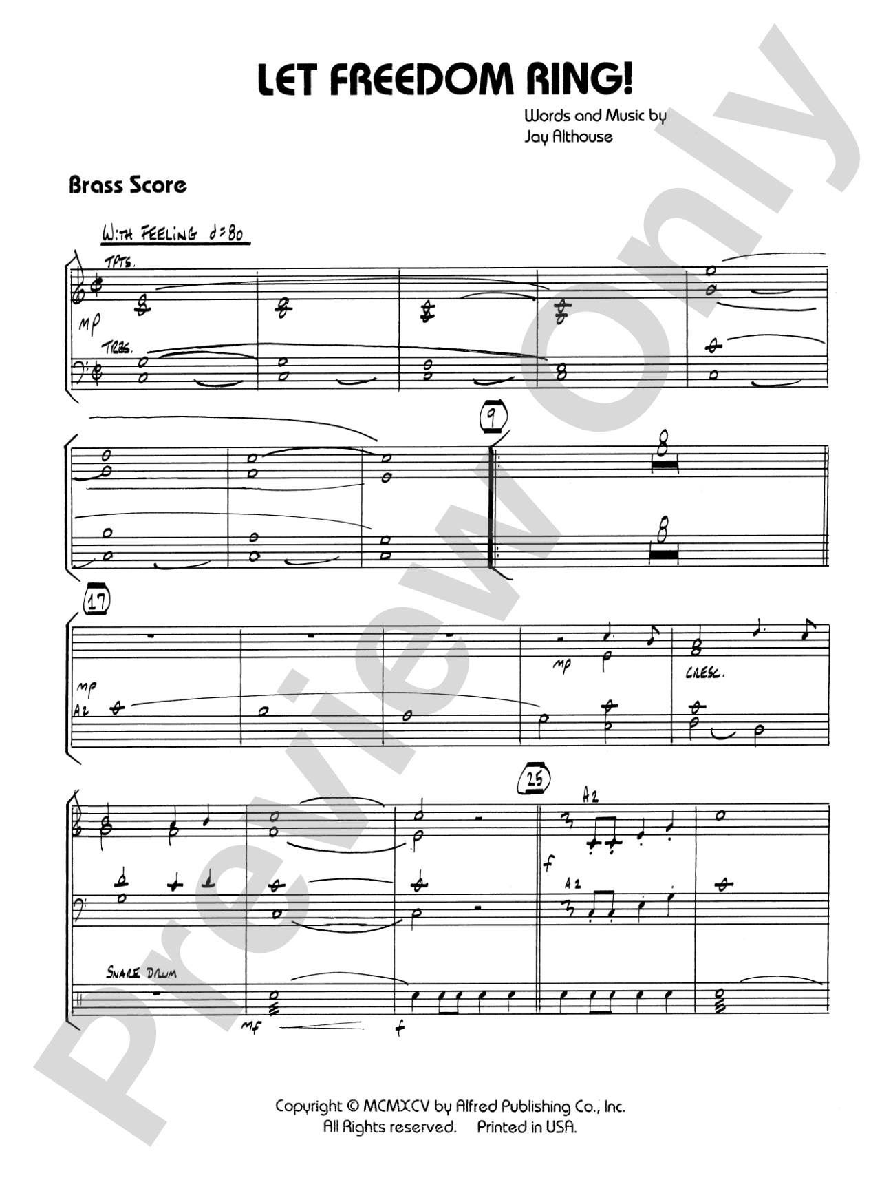 Let Freedom Ring!: Choral SoundPax