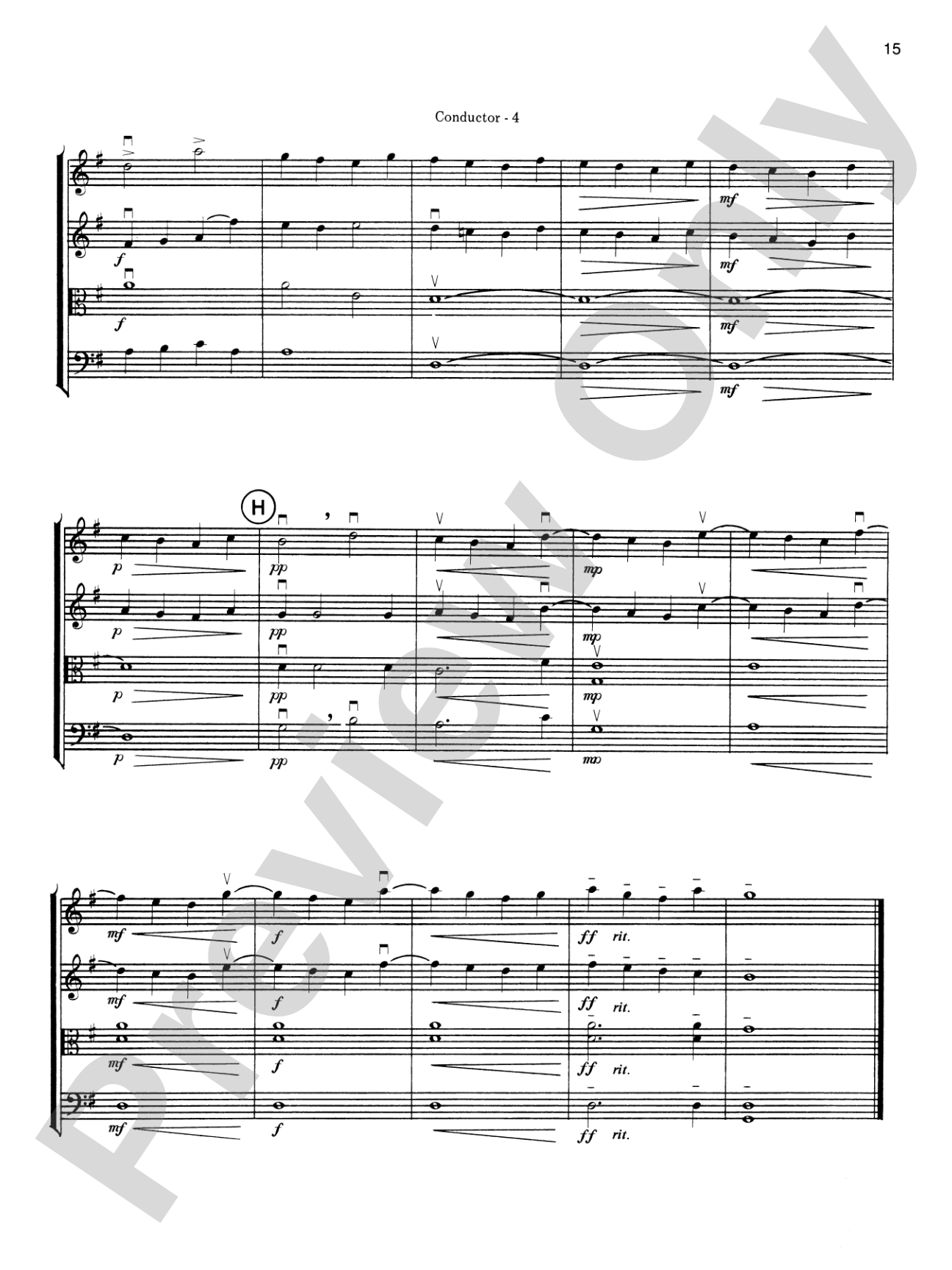 Highland/Etling String Quartet Series: Set 1: String Quartet
