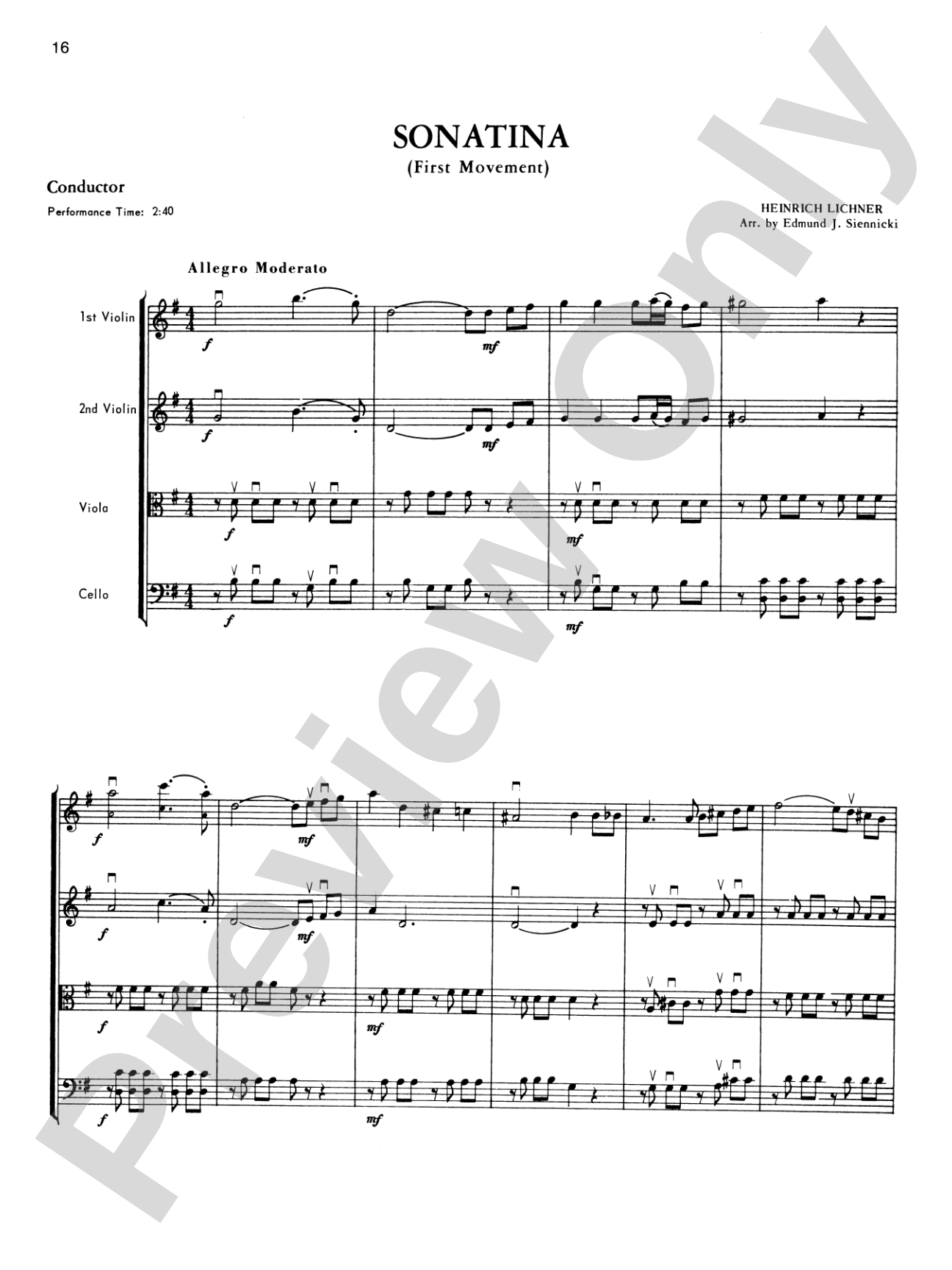 Highland/Etling String Quartet Series: Set 1: String Quartet