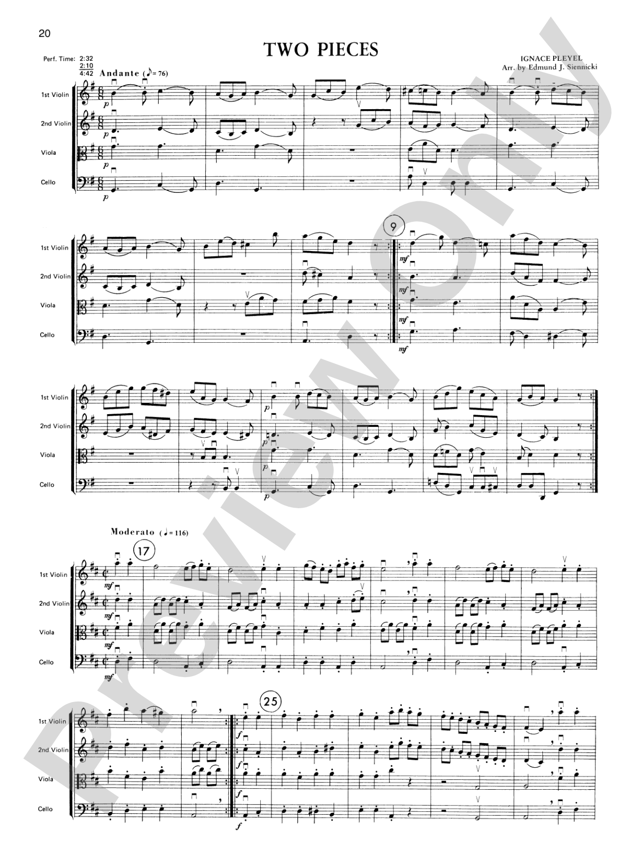 Highland/Etling String Quartet Series: Set 1: String Quartet