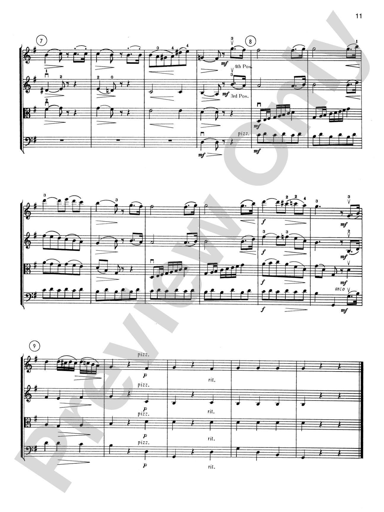 Highland/Etling String Quartet Series: Set 2: String Quartet Score & Parts