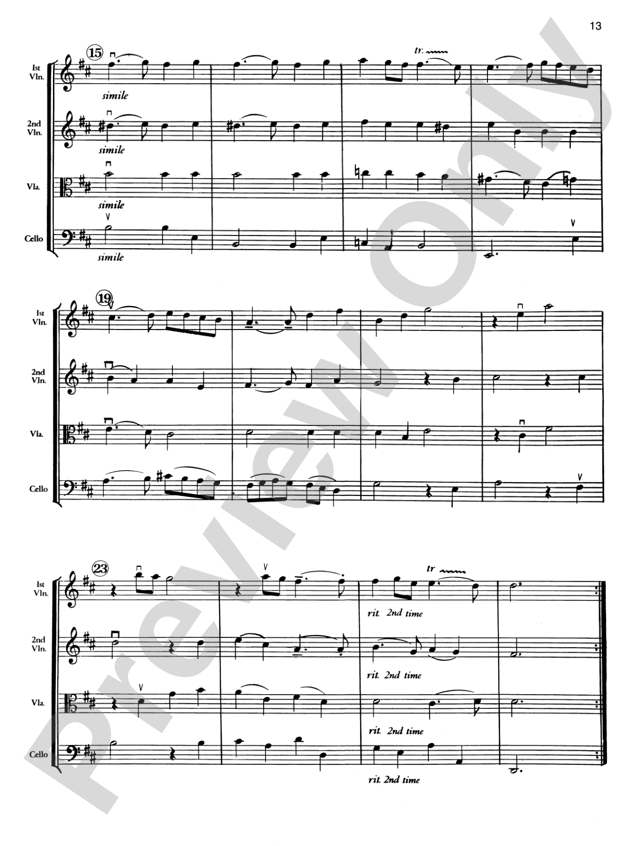 Highland/Etling String Quartet Series: Set 2: String Quartet Score & Parts