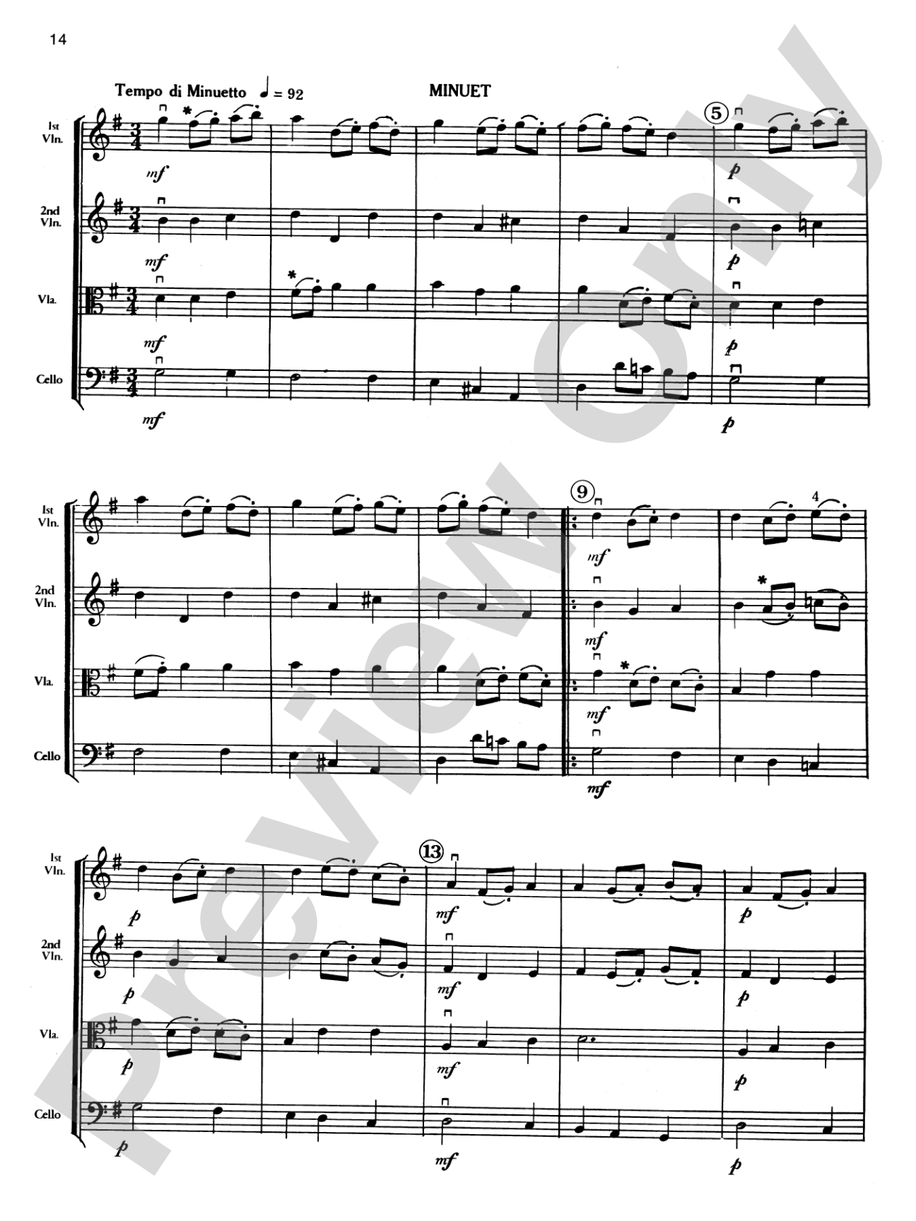 Highland/Etling String Quartet Series: Set 2: String Quartet Score & Parts