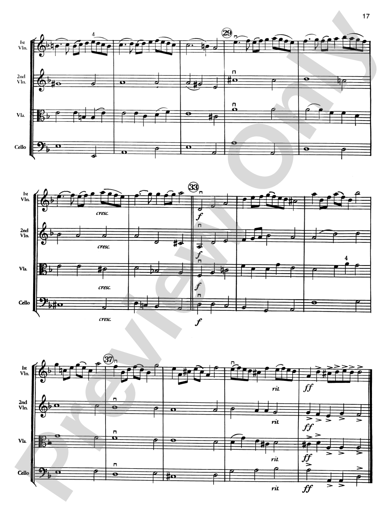 Highland/Etling String Quartet Series: Set 2: String Quartet Score & Parts