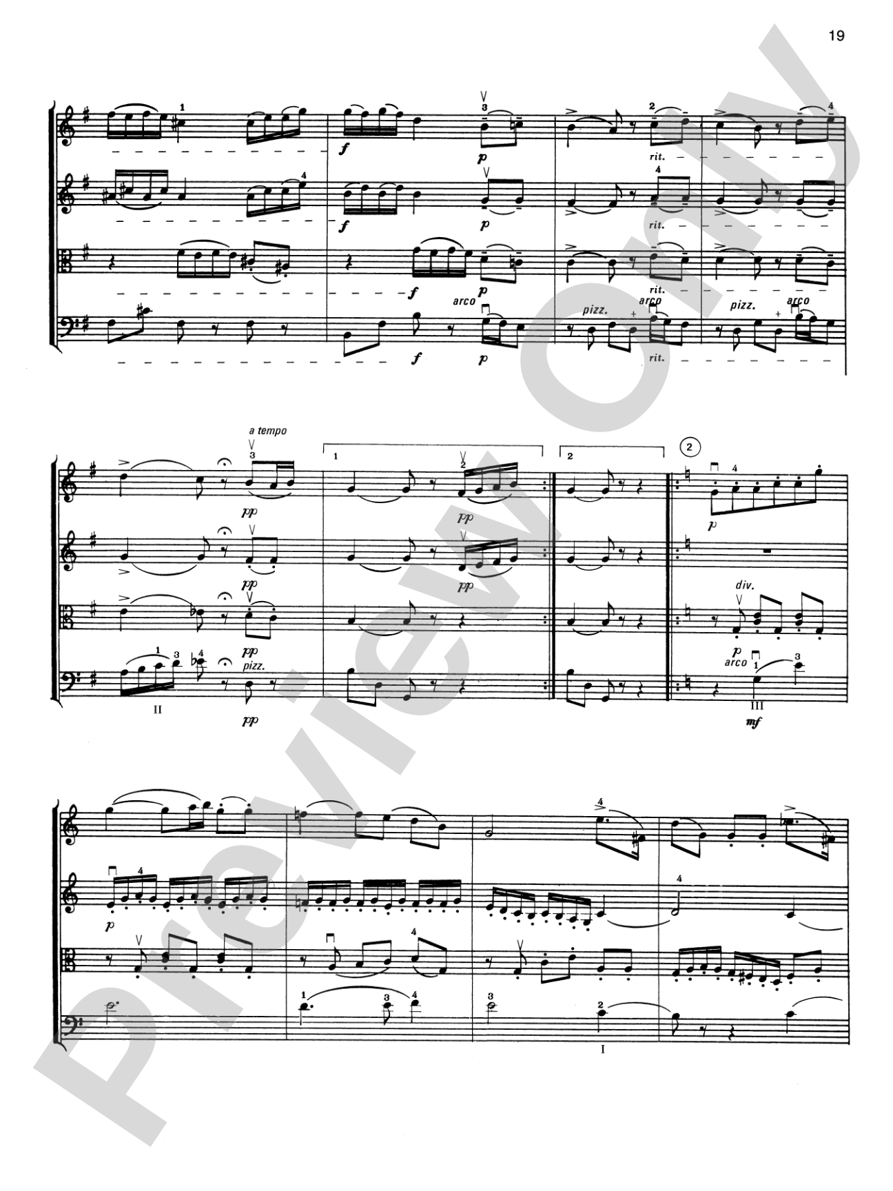 Highland/Etling String Quartet Series: Set 2: String Quartet Score & Parts