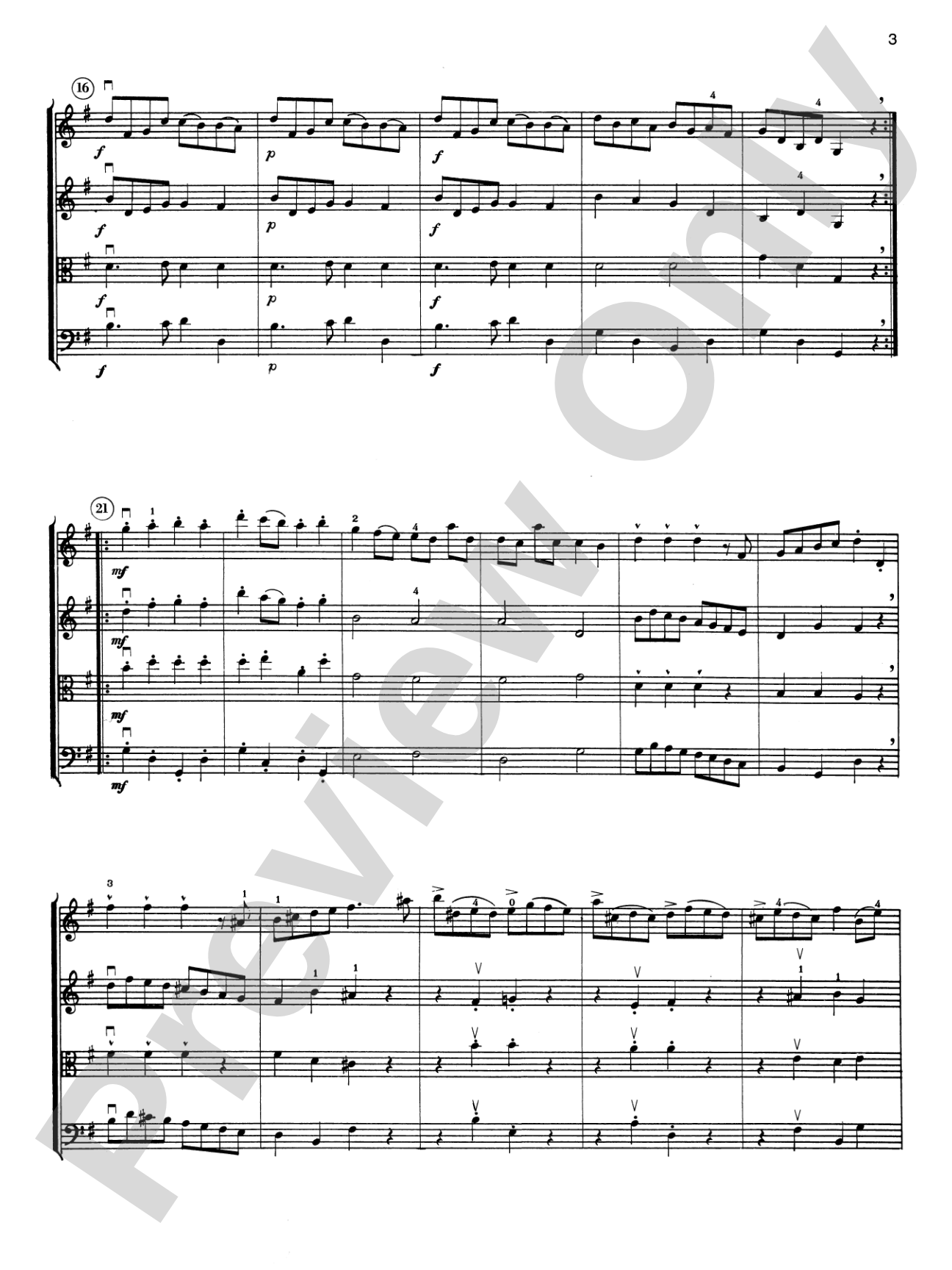 Highland/Etling String Quartet Series: Set 2: String Quartet Score & Parts