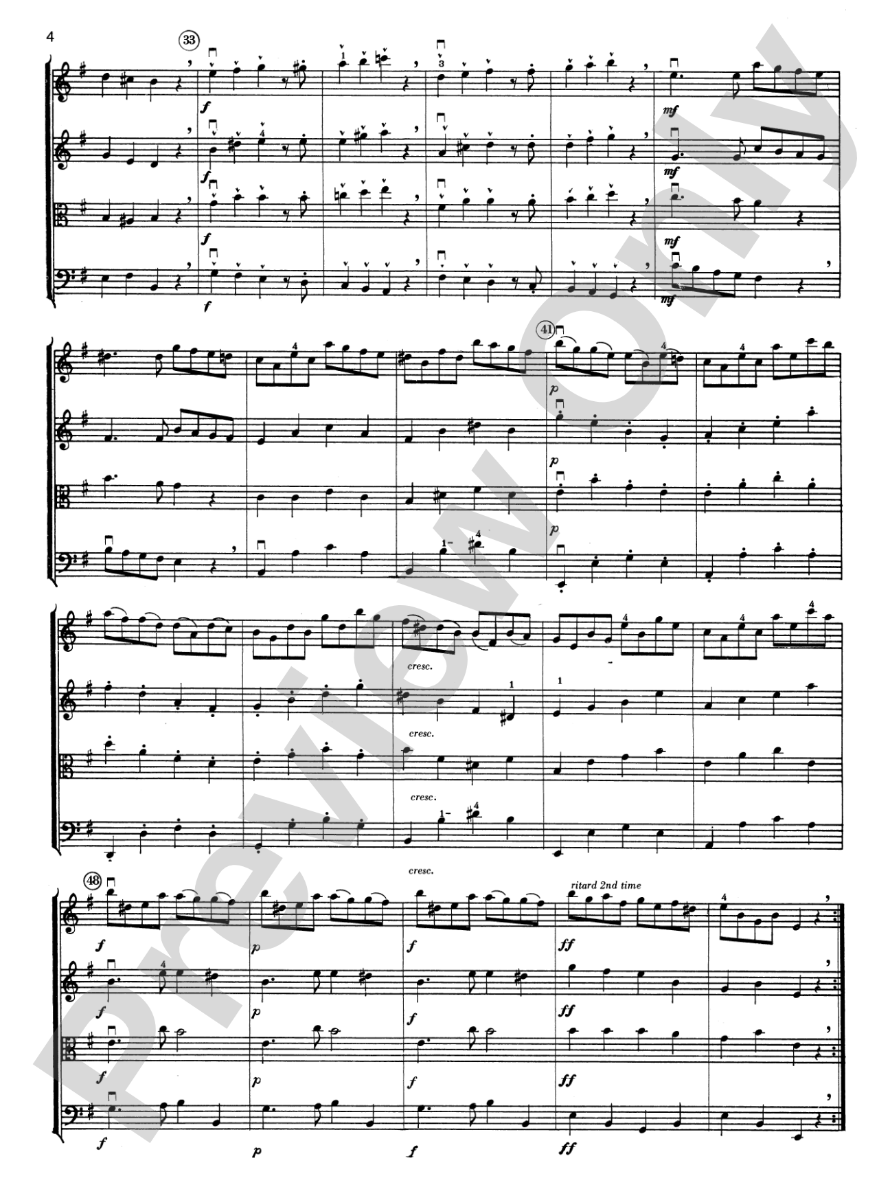 Highland/Etling String Quartet Series: Set 2: String Quartet Score & Parts