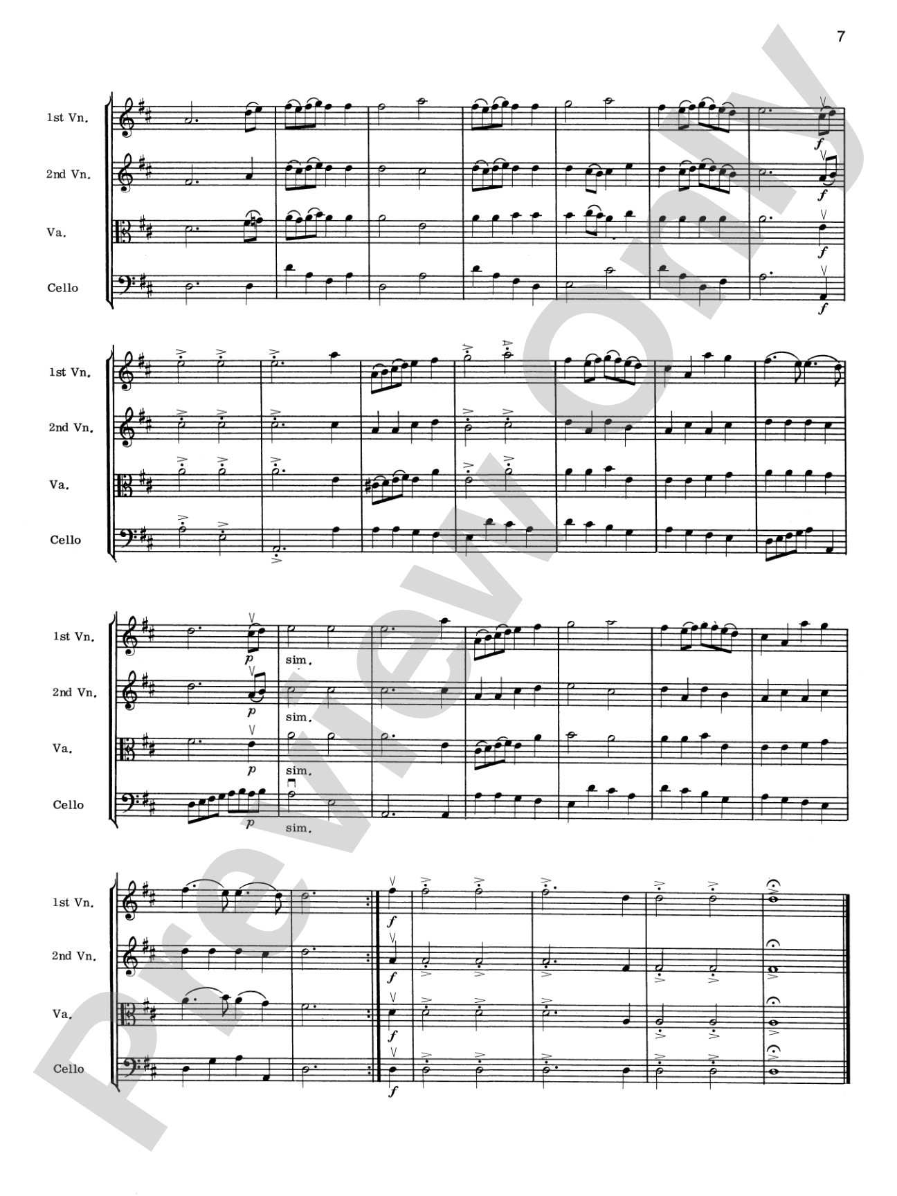 Highland/Etling String Quartet Series: Set 2: String Quartet Score & Parts