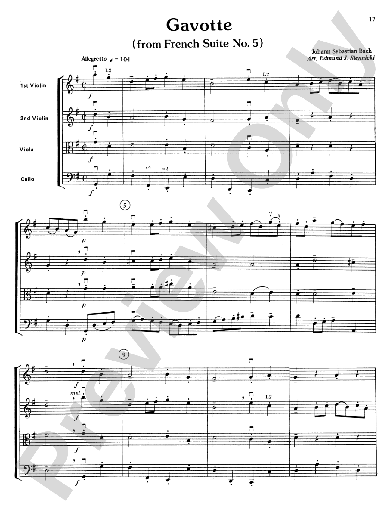Highland/Etling String Quartet Series: Set 3: String Quartet Score & Parts