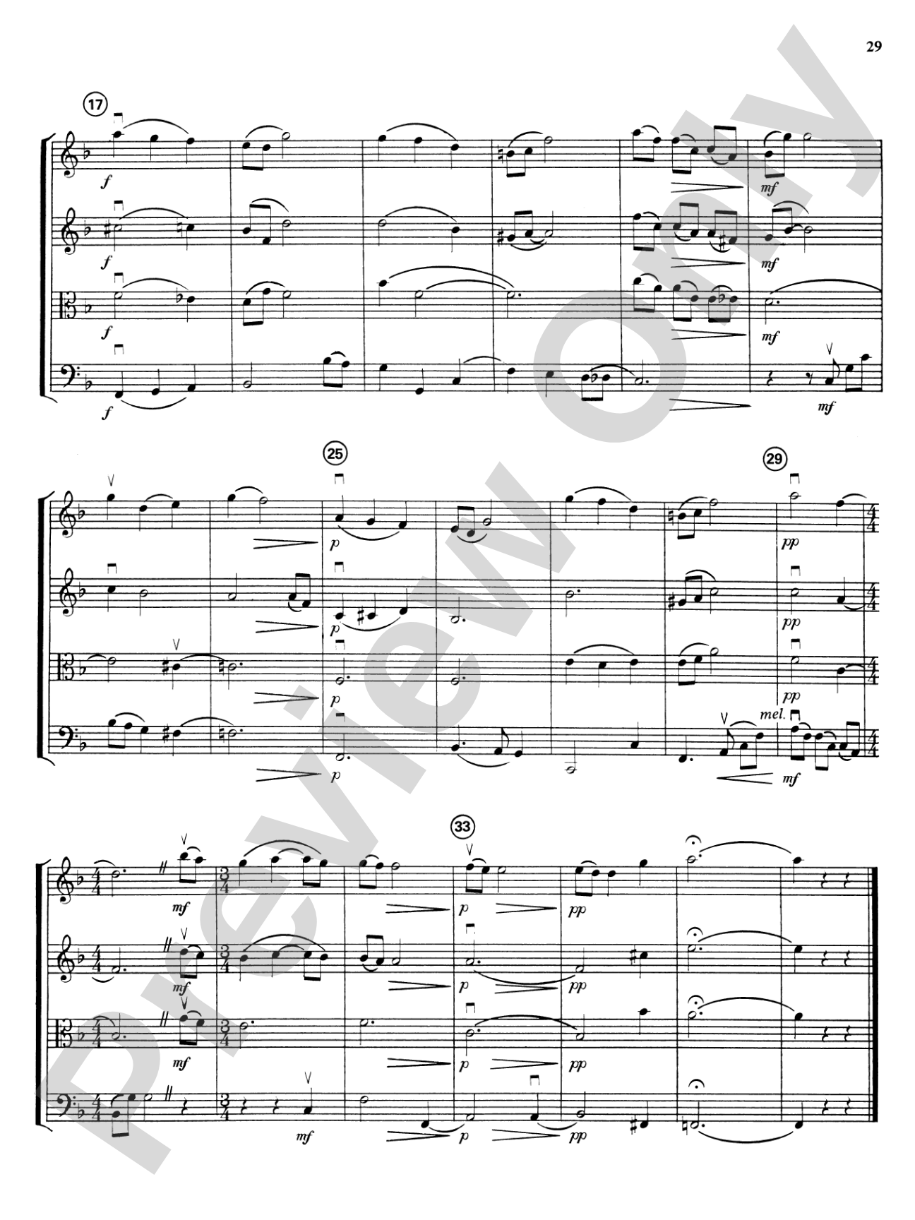 Highland/Etling String Quartet Series: Set 3: String Quartet Score & Parts
