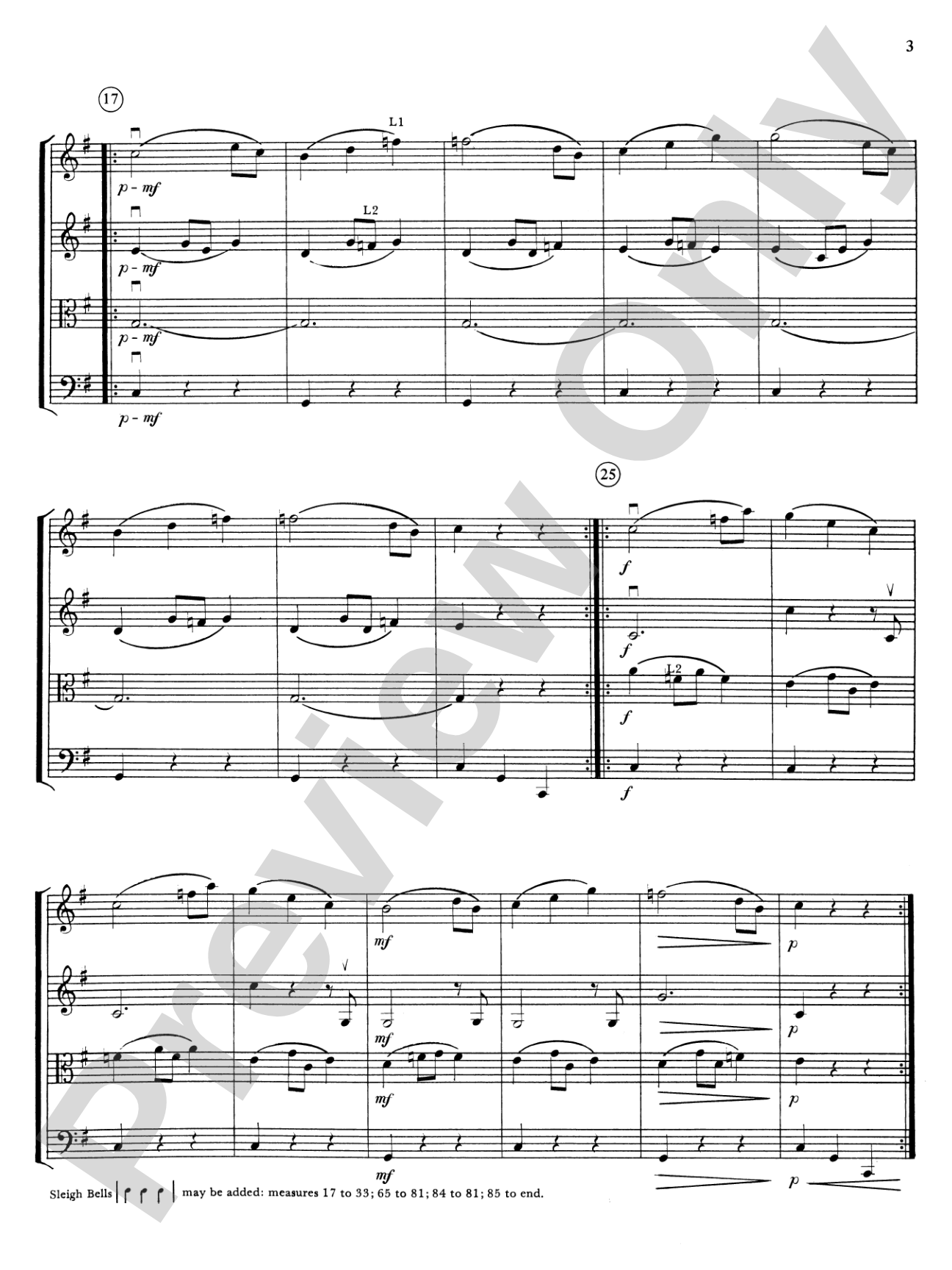 Highland/Etling String Quartet Series: Set 3: String Quartet Score & Parts