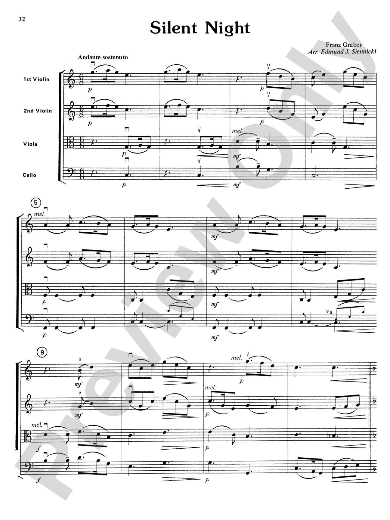 Highland/Etling String Quartet Series: Set 3: String Quartet Score & Parts