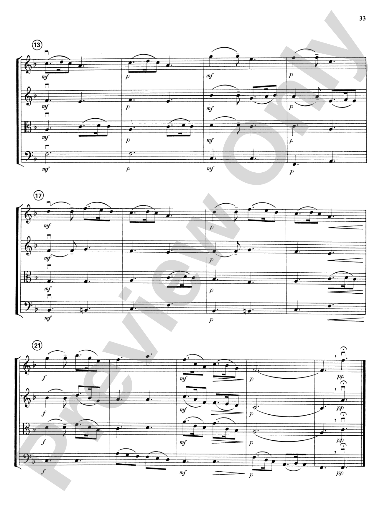 Highland/Etling String Quartet Series: Set 3: String Quartet Score & Parts