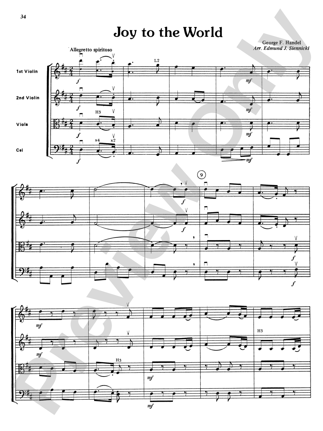 Highland/Etling String Quartet Series: Set 3: String Quartet Score & Parts