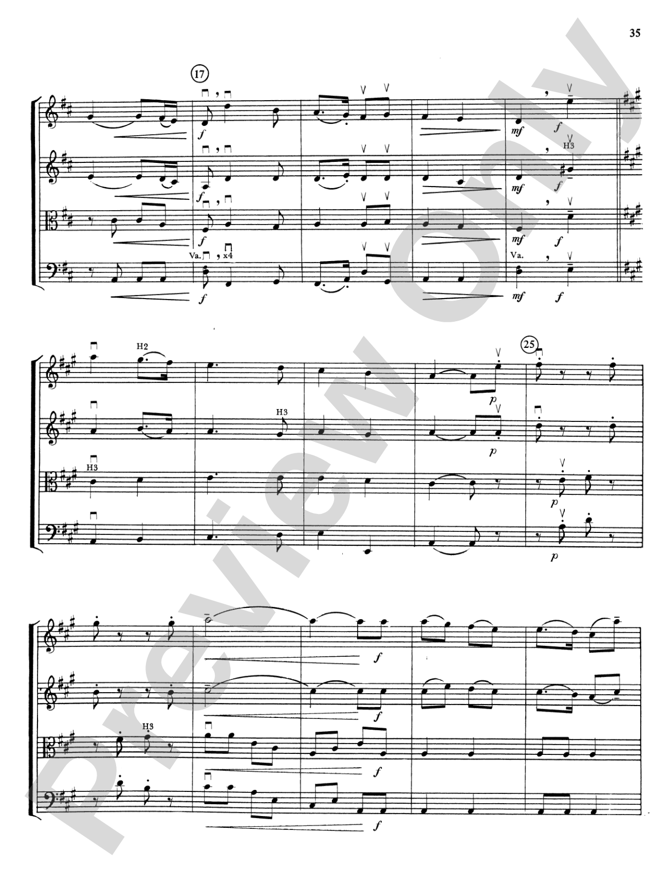 Highland/Etling String Quartet Series: Set 3: String Quartet Score & Parts