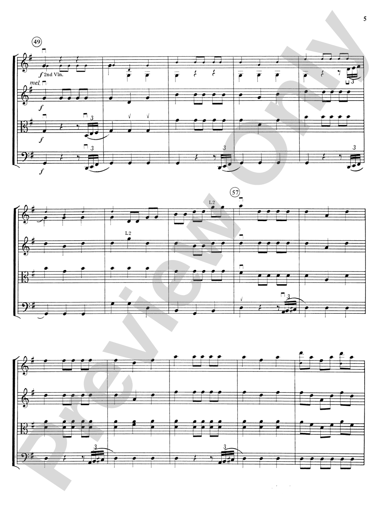 Highland/Etling String Quartet Series: Set 3: String Quartet Score & Parts