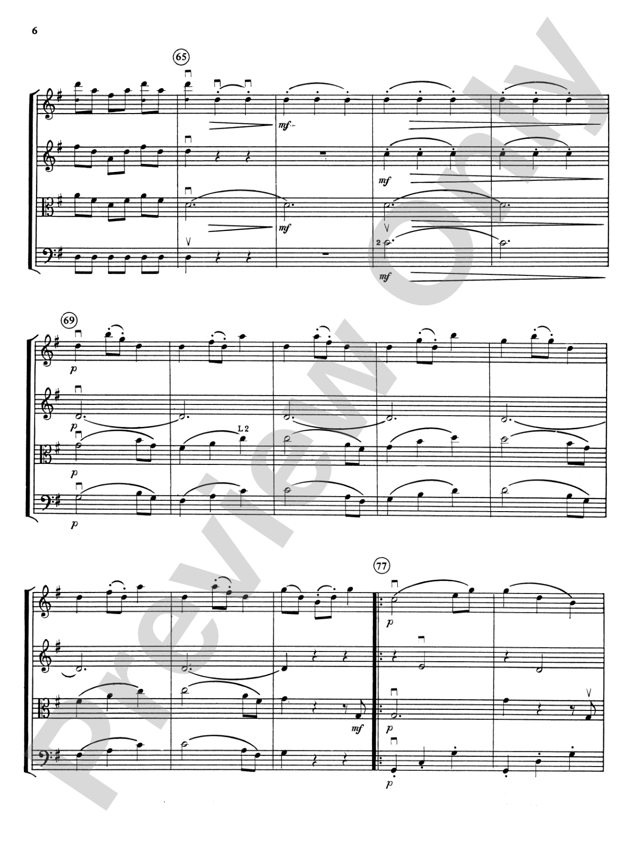 Highland/Etling String Quartet Series: Set 3: String Quartet Score & Parts