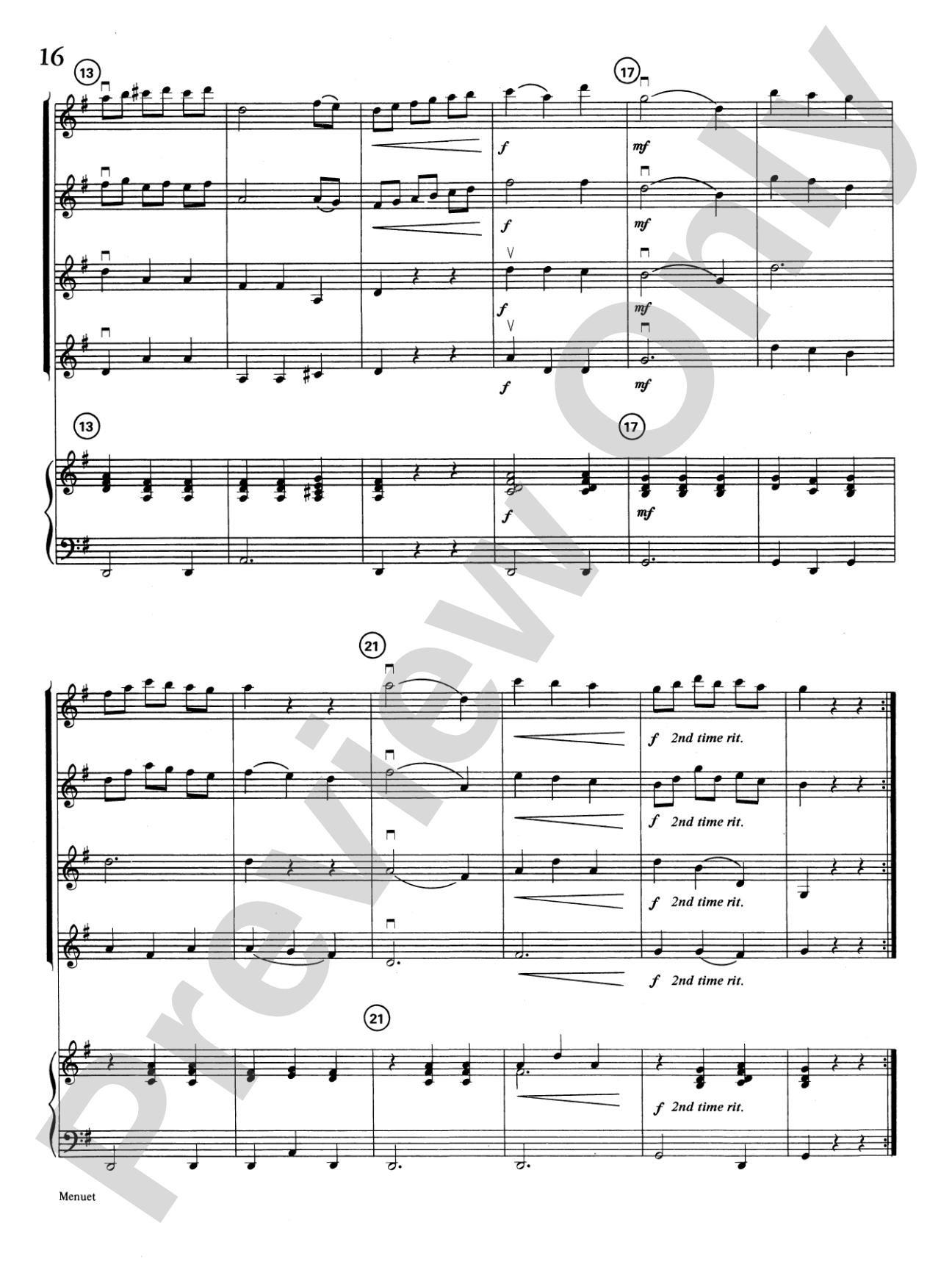 Highland/Etling Violin Quartet Series: Set 1: Violin