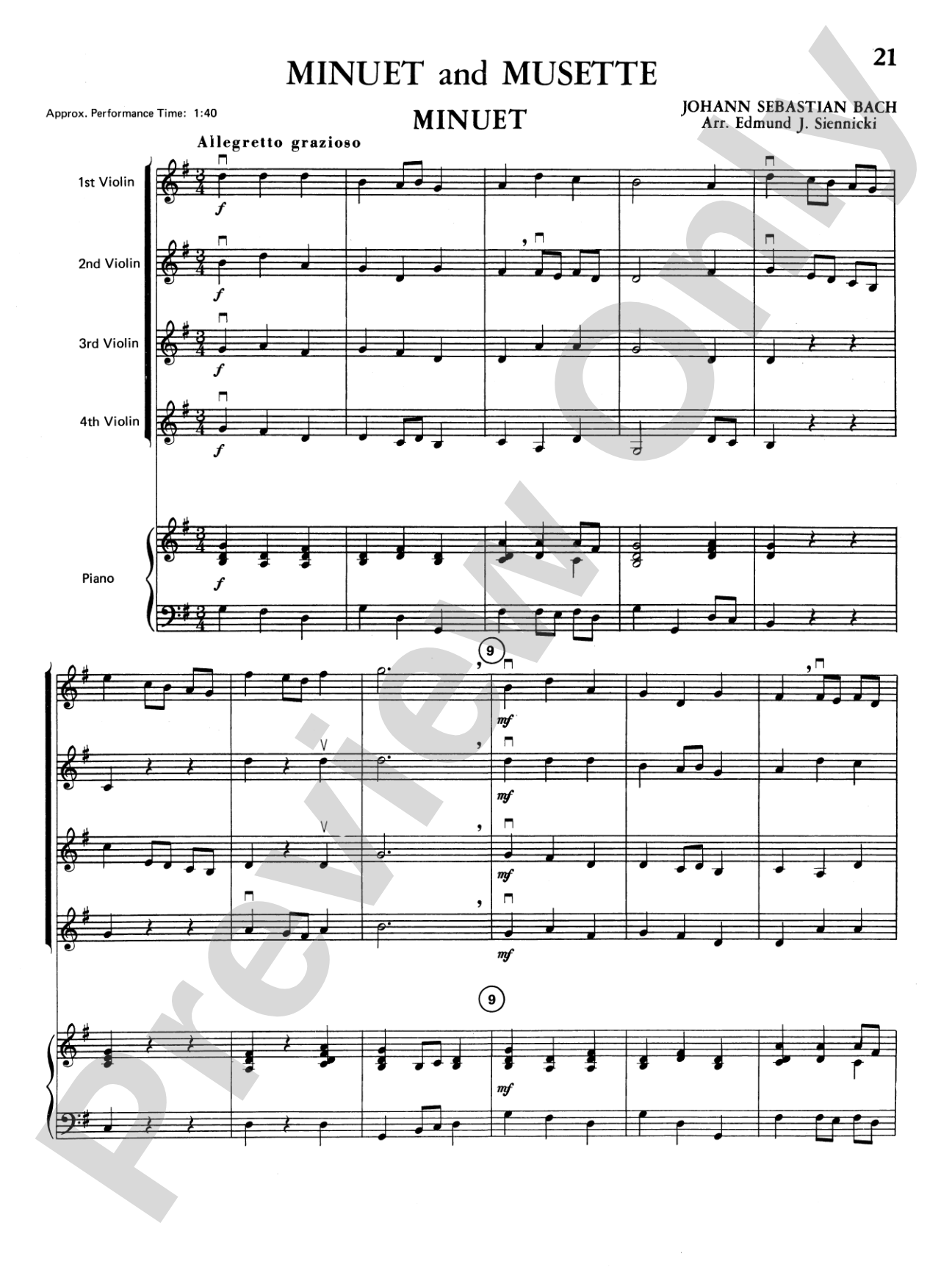 Highland/Etling Violin Quartet Series: Set 1: Violin