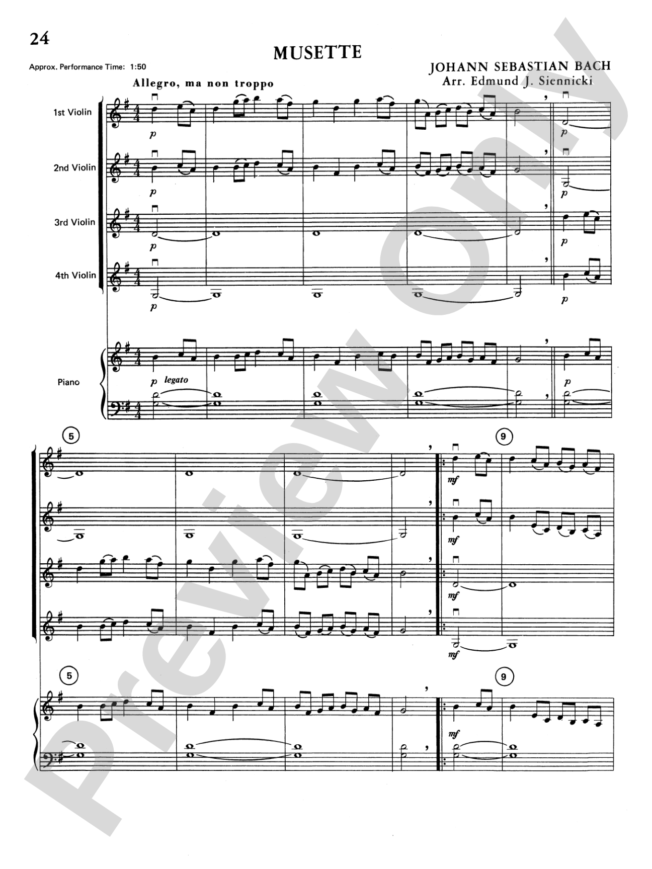 Highland/Etling Violin Quartet Series: Set 1: Violin