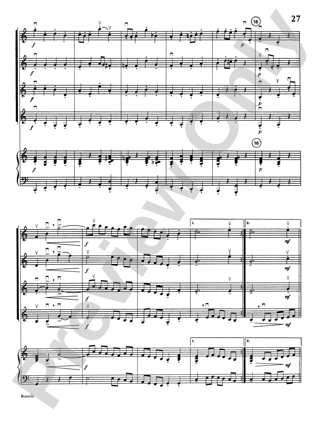 Highland/Etling Violin Quartet Series: Set 1: Violin