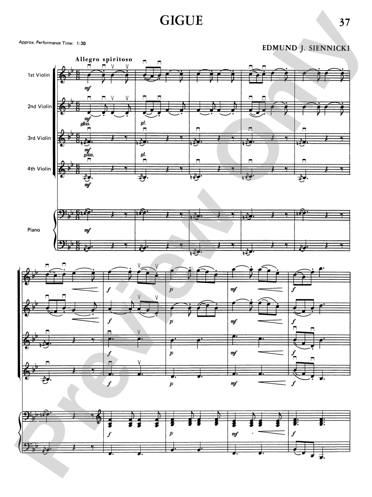 Highland/Etling Violin Quartet Series: Set 1: Violin
