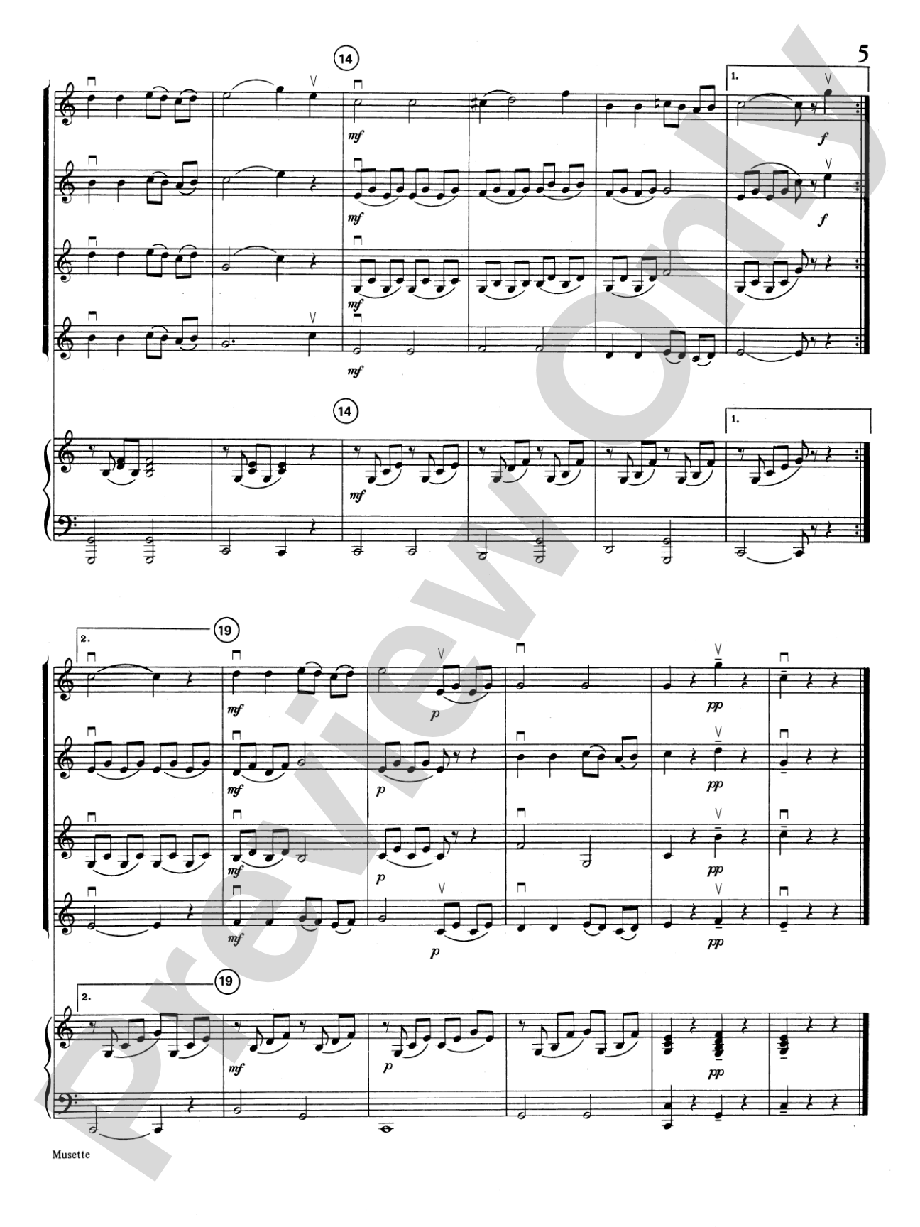 Highland/Etling Violin Quartet Series: Set 1: Violin