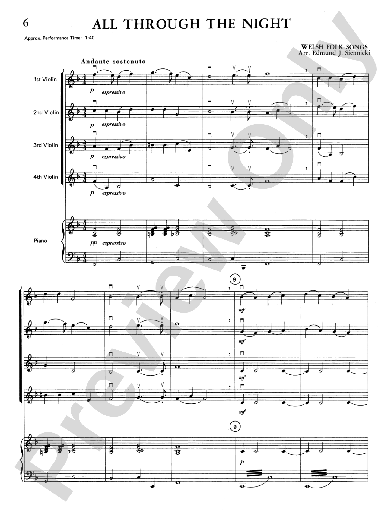Highland/Etling Violin Quartet Series: Set 1: Violin